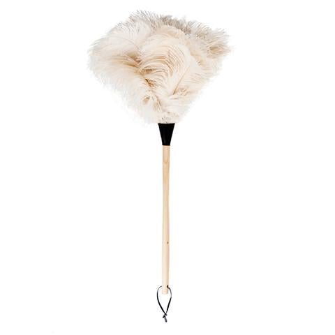 White Ostrich Feather Duster 70cm Long