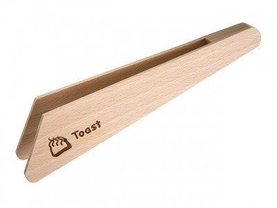 Wooden Toast Tongs by Redecker