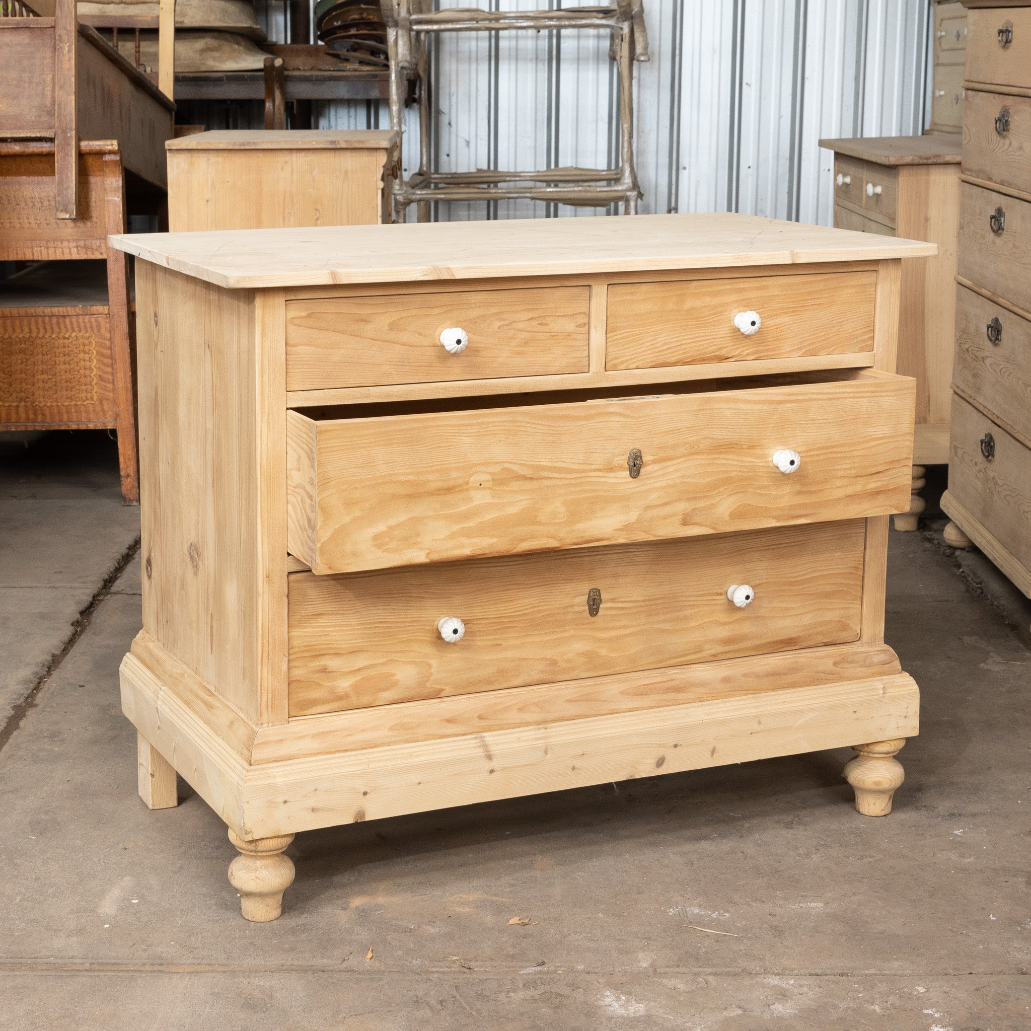 Vintage European Pine Drawers