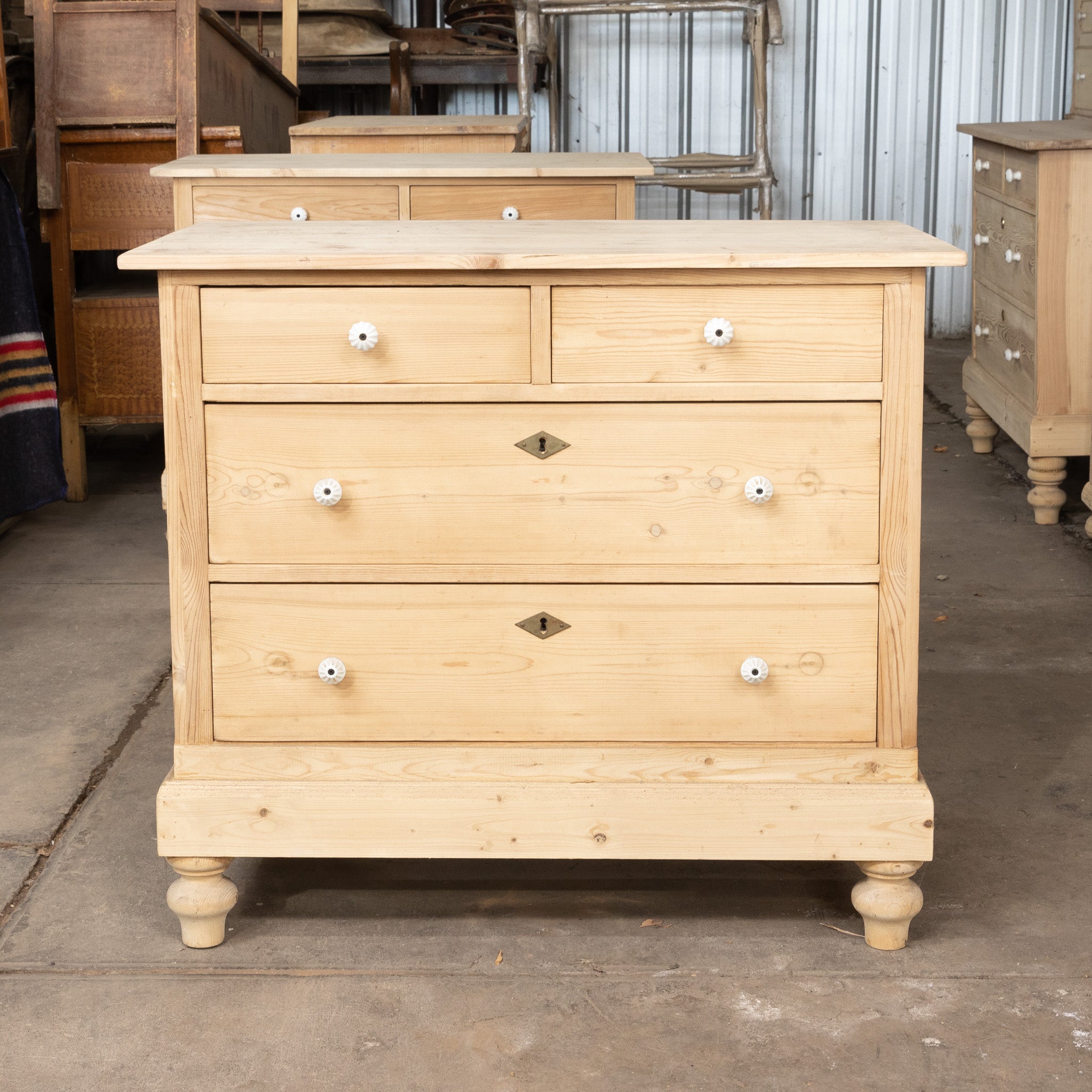 Vintage European Pine Drawers