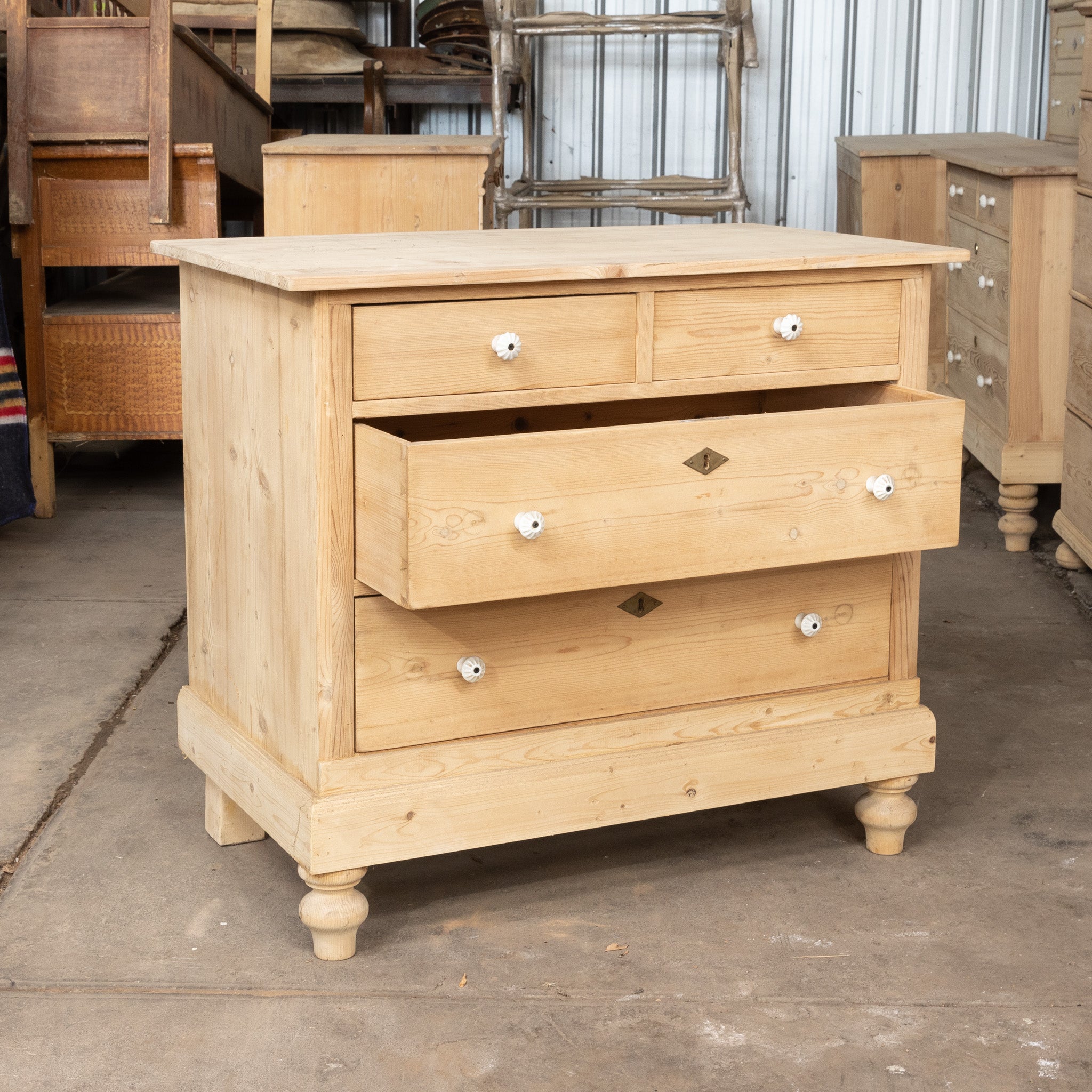 Vintage European Pine Drawers