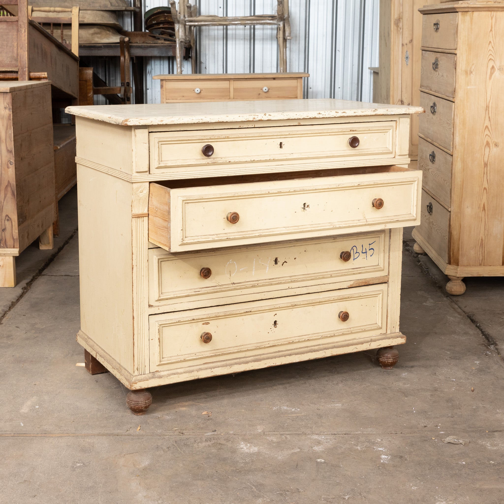 Vintage European Pine Drawers