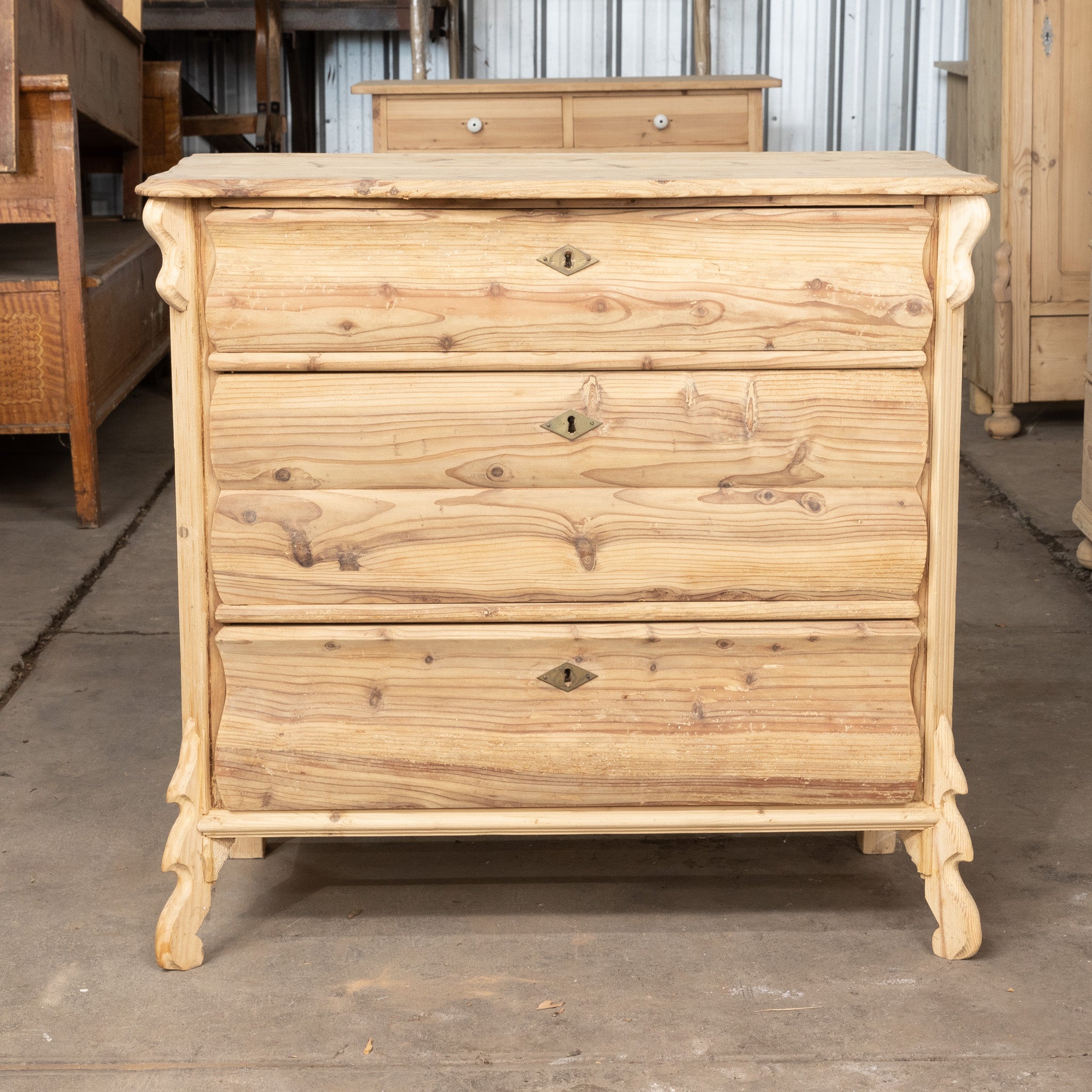 Vintage European Pine Drawers