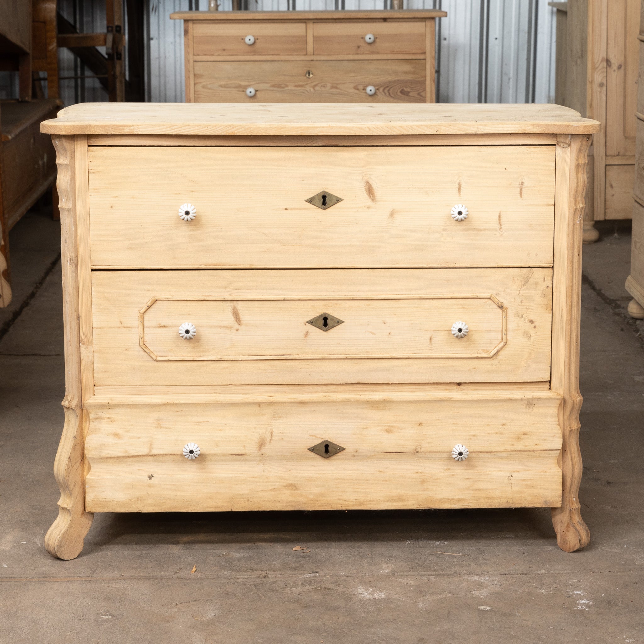 Vintage European Pine Drawers