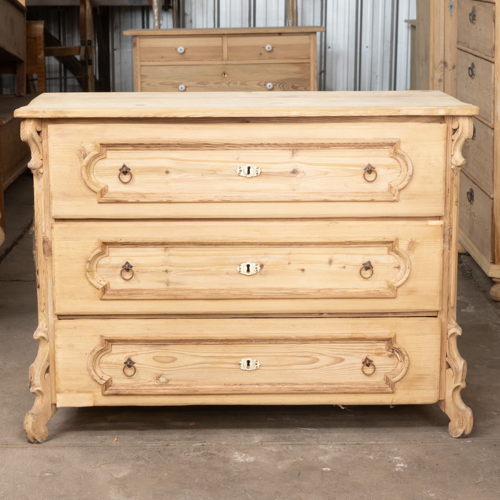 Vintage European Pine Drawers