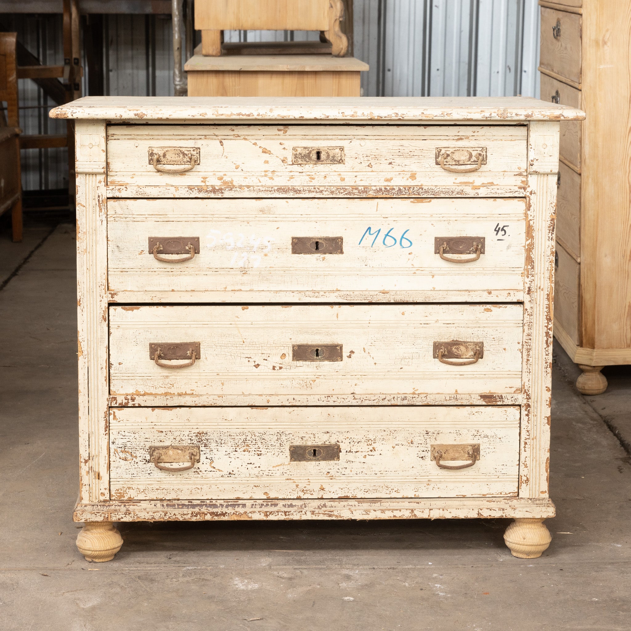 Vintage European Pine Drawers