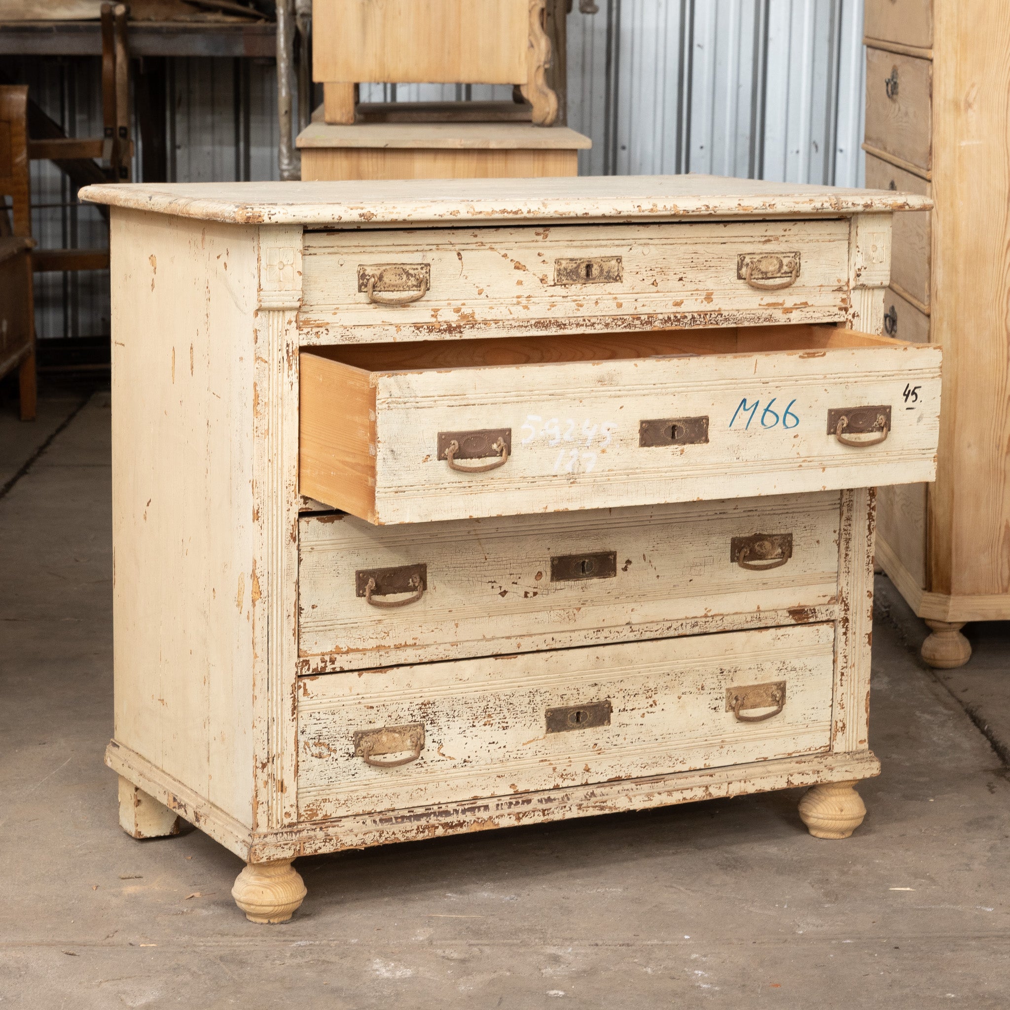 Vintage European Pine Drawers