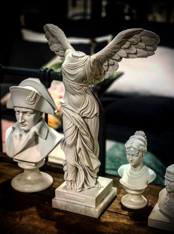 41cm VICTORY OF SAMOTHRACE ALABASTER BUST