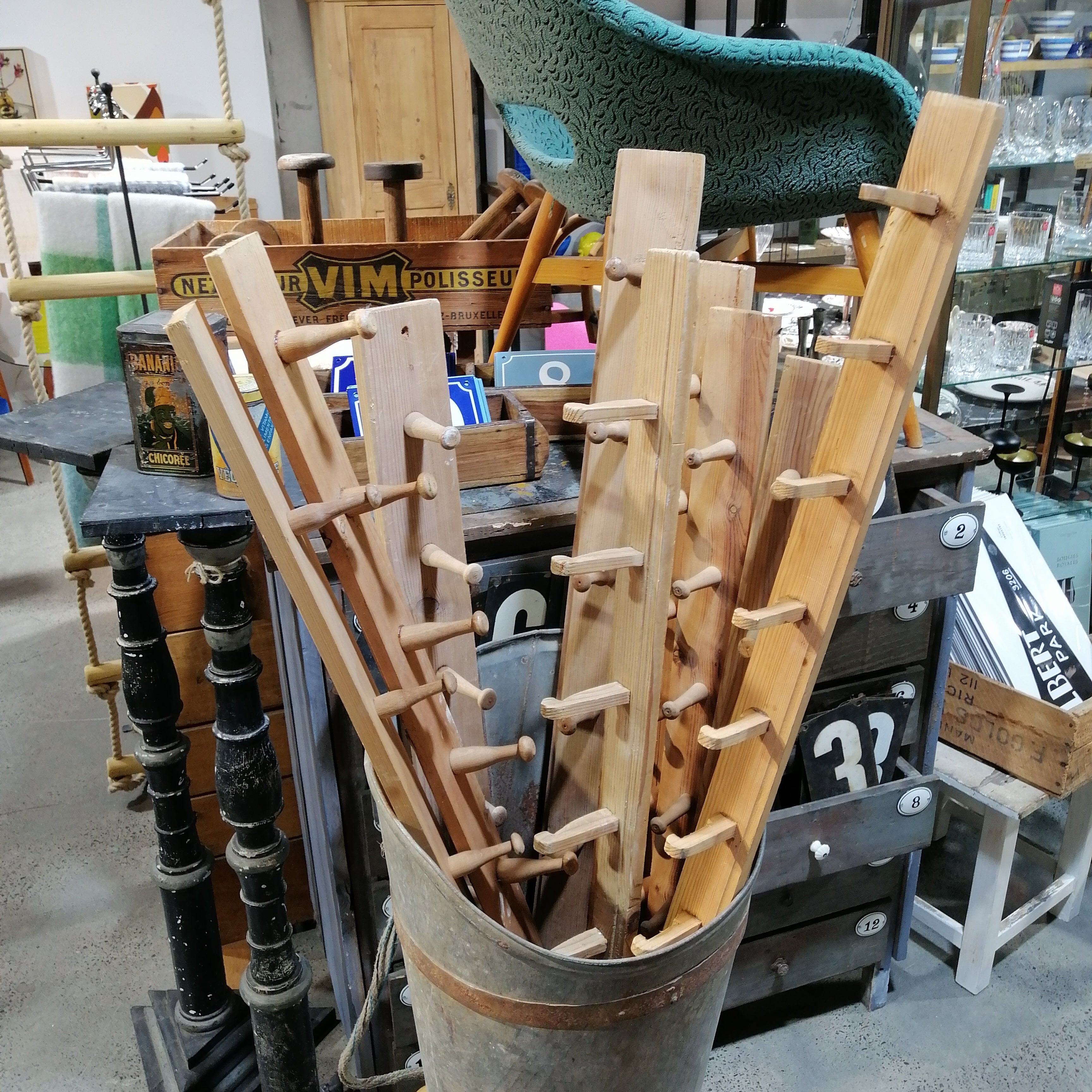 Vintage Belgian Coat Racks