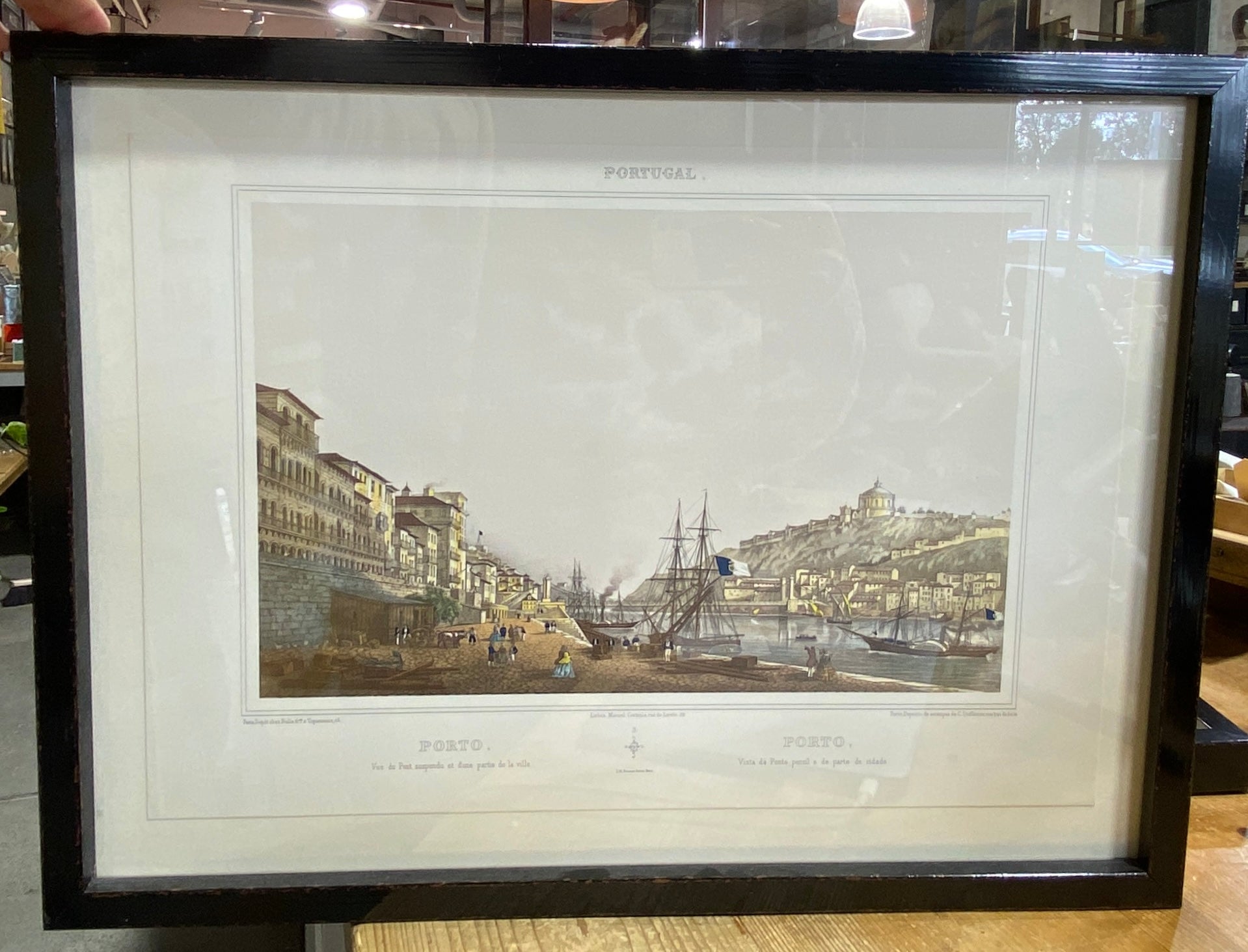 Framed Lithograph of Portugal - Portugal