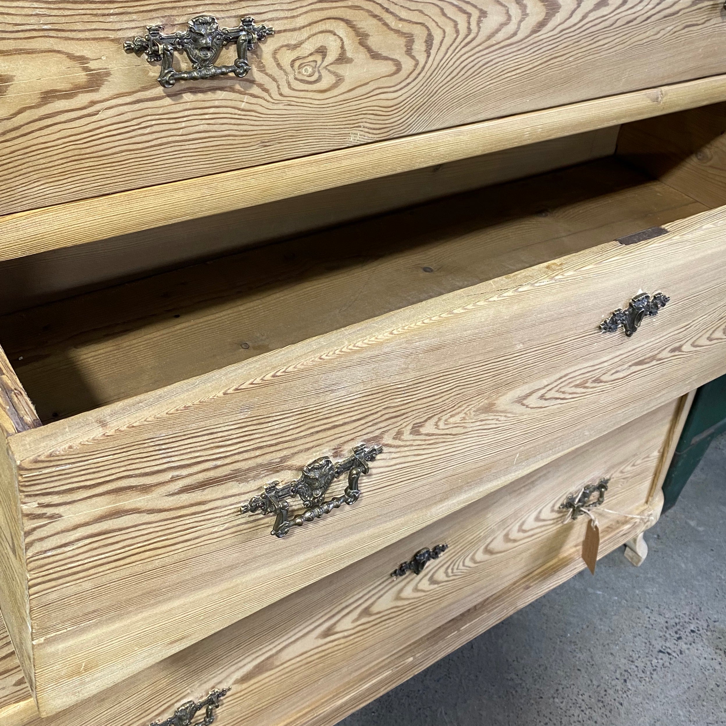 Vintage European Pine Drawers