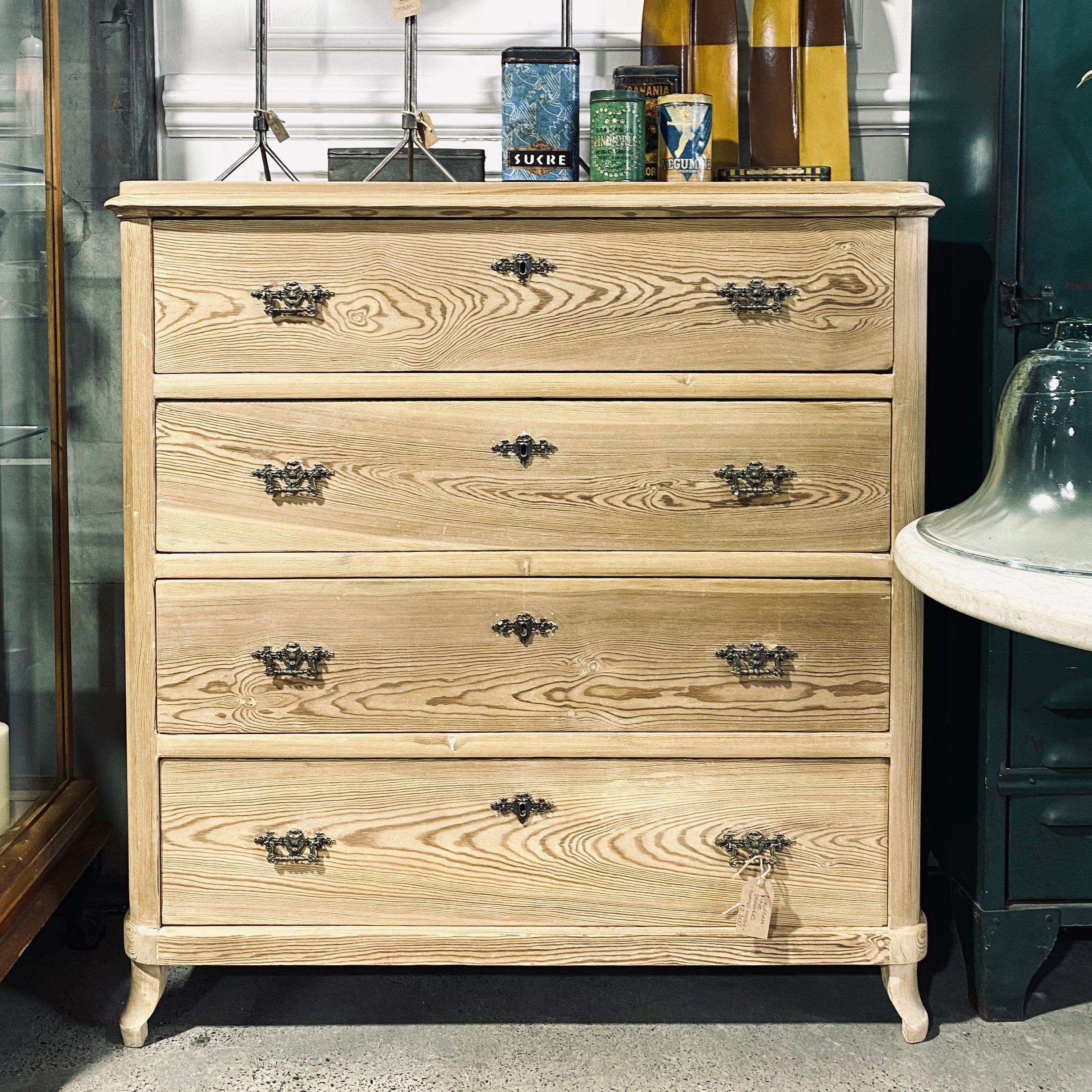 Vintage European Pine Drawers