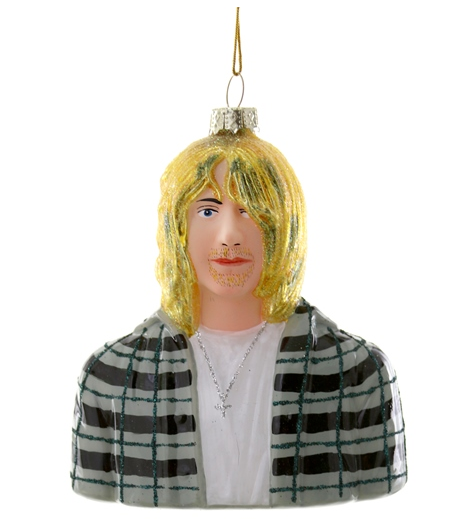 Kurt Cobain Christmas Ornament